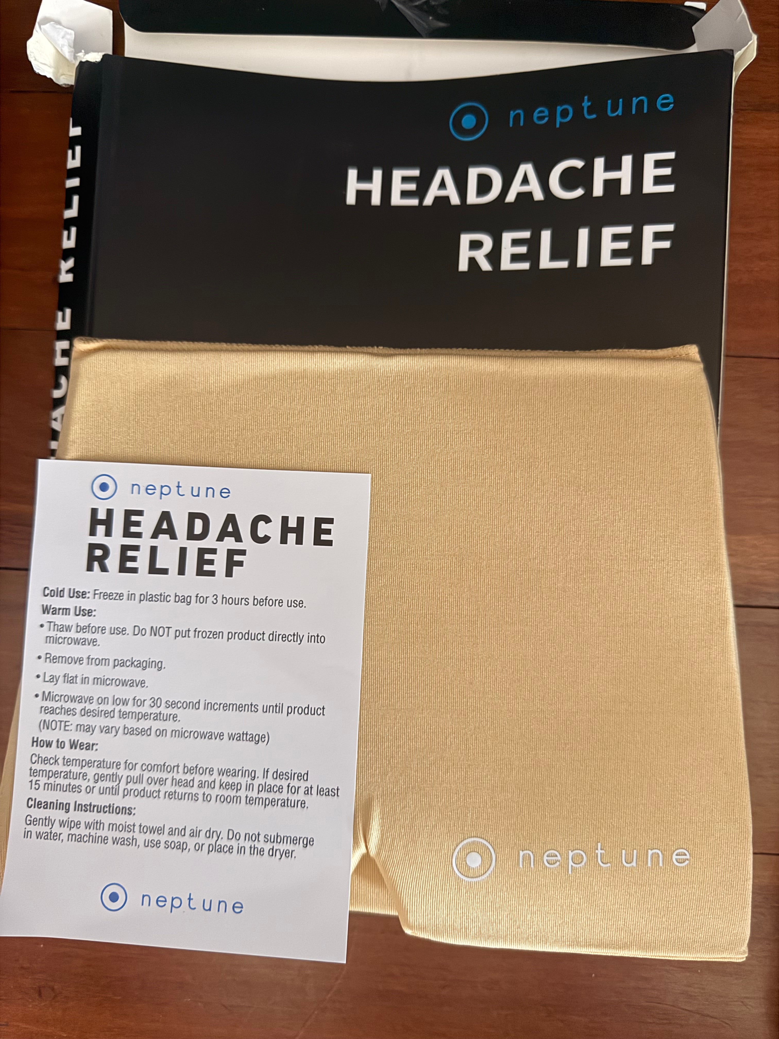 ‘Neptune’ Full Headache Mask Beige